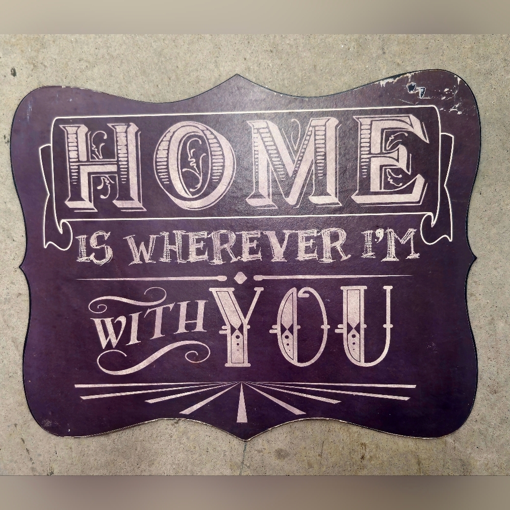 Kirklands Black Home Wall Decor Metal Sign